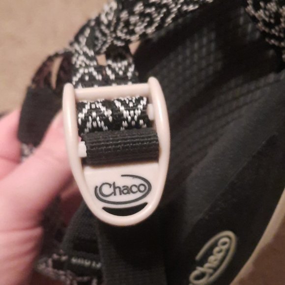 CHACO ZX2 Boost Black Classic Double Strap Sandal Women's Size 6 - Picture 8 of 9